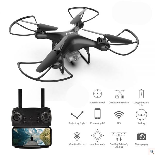 Τηλεκατευθυνόμενο Ελικόπτερο Quadcopter Drone Zeng Fei Toys F82