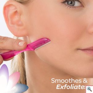 Γυναικεία Ξυραφάκια Λεπτομέρειας για Πρόσωπο, Μουστάκι, Φρύδια - Eyebrow, Facial Razor & Exfoliating Dermaplaning Tool,