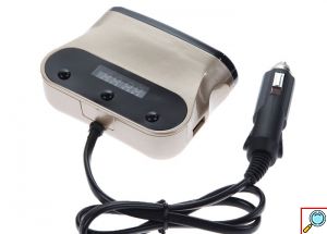 Φορτιστής Αυτοκινήτου με 3 Υποδοχές 120W Αναπτήρα και 2 Θύρες USB 3.1A 1505A