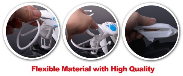 WiFi Τηλεκατευθυνόμενο Ελικόπτερο Quadcopter 6 Axis Gyro 2.4GHz με HD Camera