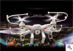 WiFi Τηλεκατευθυνόμενο Ελικόπτερο Quadcopter 6 Axis Gyro 2.4GHz με HD Camera