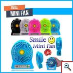 Mini Φορητός Επαναφορτιζόμενος Ανεμιστήρας USB & Φακός LED