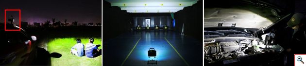 Ισχυρός Επαναφορτιζόμενος Φορητός Προβολέας LED 10W - 900LM