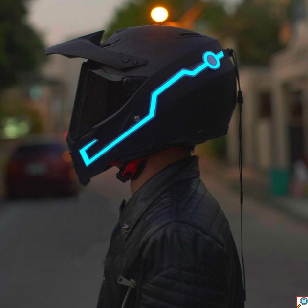 Αδιάβροχος LED Strip Διακοσμητικός Φωτισμός Βροχής - Ομίχλης για Κράνος Μοτοσυκλέτας OEM – Κόκκινο