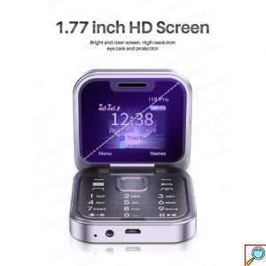 Μίνι Κινητό Τηλέφωνο Πτυσσόμενο με Διπλή Κάρτα SIM, Κάμερα και Φακό Andowl P9 PRO Flip