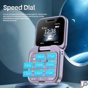 Μίνι Κινητό Τηλέφωνο Πτυσσόμενο με Διπλή Κάρτα SIM, Κάμερα και Φακό Andowl P9 PRO Flip