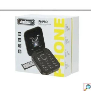 Μίνι Κινητό Τηλέφωνο Πτυσσόμενο με Διπλή Κάρτα SIM, Κάμερα και Φακό Andowl P9 PRO Flip