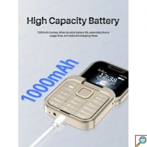 Μίνι Κινητό Τηλέφωνο Πτυσσόμενο με Διπλή Κάρτα SIM, Κάμερα και Φακό Andowl P9 PRO Flip