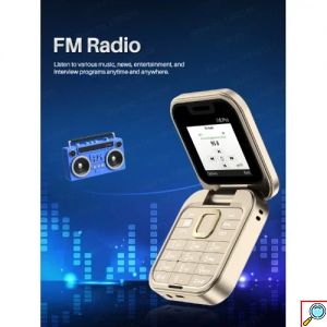 Μίνι Κινητό Τηλέφωνο Πτυσσόμενο με Διπλή Κάρτα SIM, Κάμερα και Φακό Andowl P9 PRO Flip