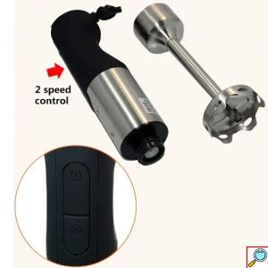 Ανοξείδωτο Ραβδομπλέντερ με 2 Ταχύτητες 1100W Sokany 