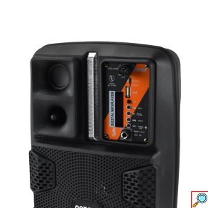 Ηχείο – Subwoofer 8″ FM με Μικρόφωνο, Τηλεχειρισμό και Διακοσμητικό Φωτισμό LED RGB Andowl Μαύρο