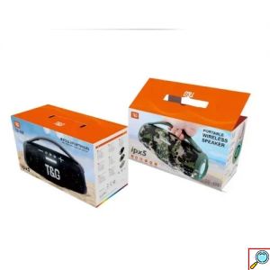 Φορητό Ασύρματο Ηχείο 30W Bluetooth με LED Φωτισμό και Ραδιόφωνο Μαύρο
