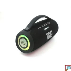 Φορητό Ασύρματο Ηχείο 30W Bluetooth με LED Φωτισμό και Ραδιόφωνο Μαύρο