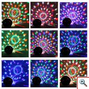 LED Effect Φωτορυθμικό DJ Crystal Ball με USB/SD Mp3 Player & τηλεχειρισμό