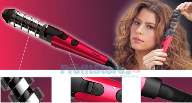 Επαναστατικό Spiral Ψαλίδι για Mπούκλες - Nova Easy Curl