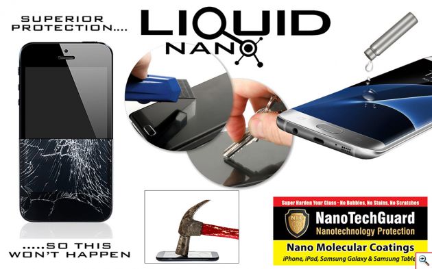 Επαναστατική Αντιχαρακτική Προστασία Νανοτεχνολογίας NanoTechGuard για Κινητά & Tablet