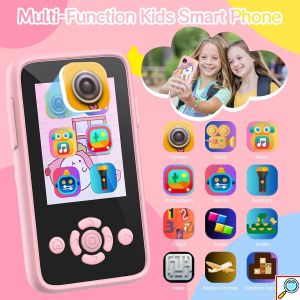 Παιδικό Smartphone με Κάμερα, Παιχνίδια & MP3 player Μουσικής - Ροζ Unicorn