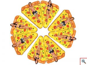 Φουσκωτό Στρώμα Θαλάσσης Pizza 175cm