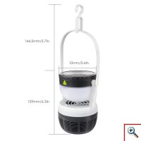 Φορητός Εξολοθρευτής Κουνουπιών & Εντόμων με Αναρρόφηση - Φωτιστικό Camping/Δωματίου & Εντομοπαγίδα Moobie Air Kill Pest