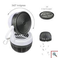 Φορητός Εξολοθρευτής Κουνουπιών & Εντόμων με Αναρρόφηση - Φωτιστικό Camping/Δωματίου & Εντομοπαγίδα Moobie Air Kill Pest