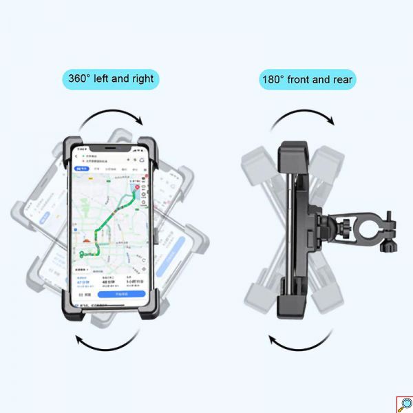 Βάση Κινητού Ποδηλάτου / Μηχανής 360 ° - Universal Mobile Holder Bike ANDOWL-Q-MT52