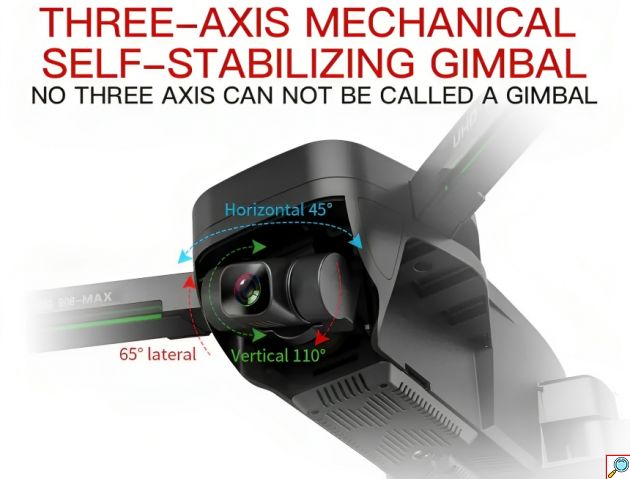 RC Drone Quadcopter - GPS WiFi 4K - Foldable Beast Max EVO
