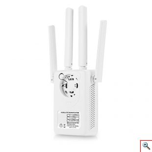 Επέκταση Wifi - WiFi Repeater & Router 300Mbps 2,4Ghz - Access Point με Είσοδο για LAN & Ethernet