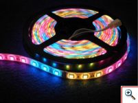 Σετ Αδιάβροχη Ταινία LED 5 μέτρων RGB 5050SMD 14,4W High Power 12V με τηλεχειριστήριο