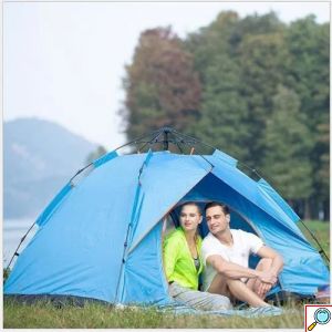 Αυτόματη Σκηνή Camping για 3 Άτομα 200x220x140εκ. Μπλε
