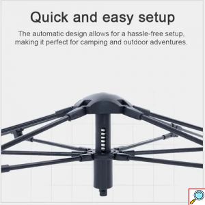 Αυτόματη Σκηνή Camping για 3 Άτομα 200x220x140εκ. Μπλε