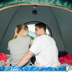 Αυτόματη Σκηνή Camping για 3 Άτομα 200x220x140εκ. Μπλε