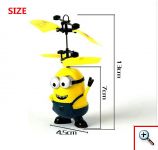 Mini Flyer UFO Heli Minion - Ιπτάμενο Ελικοπτεράκι με Αισθητήρα Υψόμετρου