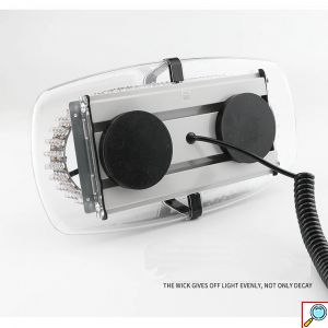 Αδιάβροχος Πορτοκαλί Φάρος 240Led με 7 Ρυθμιζόμενες Λειτουργίες Φωτισμού και Μαγνητική Βάση Strobe Light Bar 12V-24V