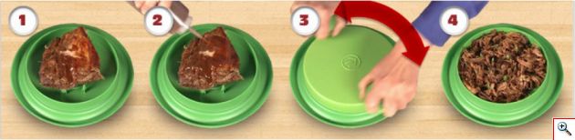 Τεμαχιστής Τροφίμων Χειρός - Roto Shredder