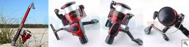 Σετ Καλάμι Ψαρέματος με μηχανισμό SL-500 3xBB