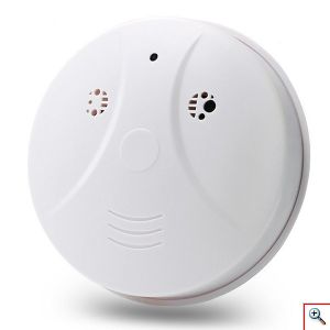 Κρυφή Wi-Fi Full HD Κάμερα Τύπου Ανιχνευτή Καπνού SPY-014 Λευκή