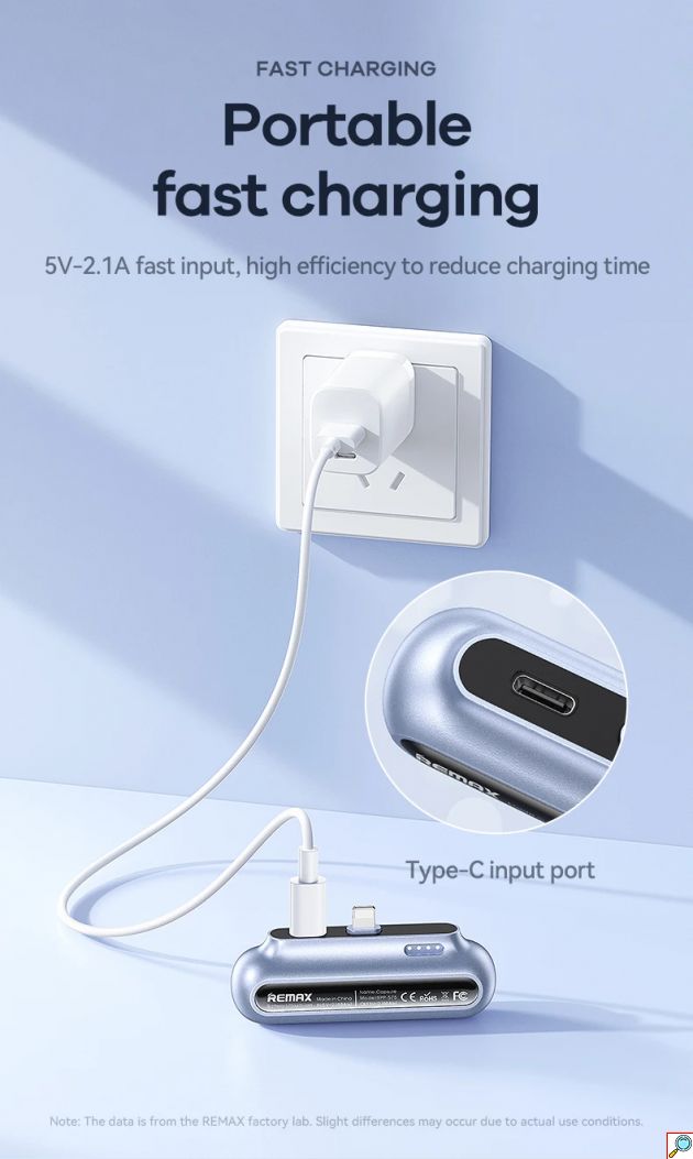 Remax Κάψουλα Power bank για iPhone 3000mAh