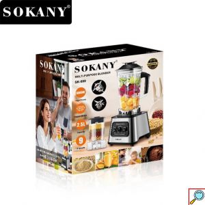 Μπλέντερ Πολλαπλών Χρήσεων 2500ml SOKANY 6000W με 4 Ταχύτητες