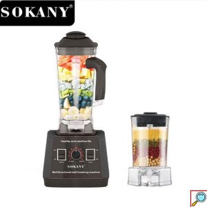 Sokany Πανίσχυρο Επαγγελματικό Μπλέντερ 5kW Πολλαπλών Χρήσεων με Χωρητικότητα 2.5lt