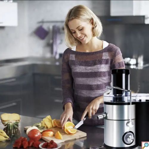 Πολυμήχανη Sokany 4 σε 1 – Αποχυμωτής, Μπλέντερ, Κρεατομηχανή, Μύλος Καφέ Χωρητικότητας 3 Λίτρα με 2 Ταχύτητες 1000W Inox Ασημί