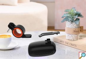 Μικρό Φορήτο Ηχείο 5W Bluetooth με Ραδιόφωνο,Κάρτα Μνήμης 32GB και Κλιπ για Τοποθέτηση σε Τιμόνι Ποδηλάτου