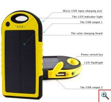 Ηλιακός Φορτιστής Επιβίωσης - Survival Solar Power Bank Eboot ES500