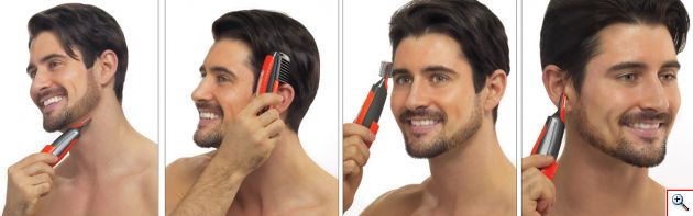 Φορητή Κουρευτική & Trimmer 2 σε 1 - Micro Hair Trimmer All in One