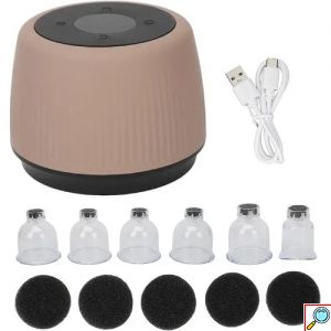 Ηλεκτρική Συσκευή για βεντούζες και μασάζ Intelligent Can Scraping Massage Instrument – Ροζ