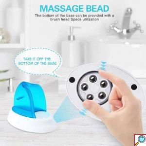 Ηλεκτρική Βούρτσα Καθαρισμού Προσώπου Περιστρεφόμενη με 4 Κεφαλές για Άντρες και Γυναίκες Cnaier Ροζ