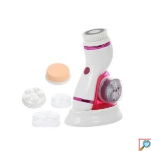 Ηλεκτρική Βούρτσα Καθαρισμού Προσώπου Περιστρεφόμενη με 4 Κεφαλές για Άντρες και Γυναίκες Cnaier Ροζ