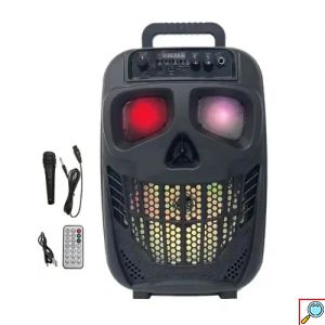 Φορητό Ηχείο Subwoofer Bluetooth 8” με Τηλεχειριστήριο και Ενσύρματο Μικρόφωνο Kimiso