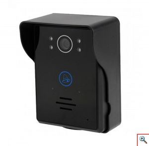 Ασύρματη Θυροτηλεόραση WiFi SM-IWP708 Μπουτονιέρα με Κάμερα - Θυροτηλέφωνο - Visual Intercom Doorbell