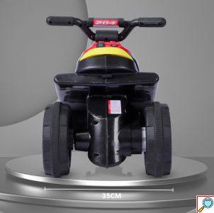 Ηλεκτροκίνητη Επαναφορτιζόμενη Μπλε Μηχανή Τύπου Αγώνα-Racing για Παιδιά από 2-8 ετών με Μουσική Bluetooth, USB και MP3