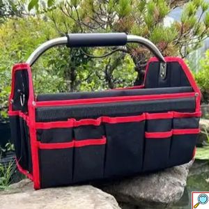 Τσάντα Εργαλείων Ανοιχτού Τύπου Μαύρη